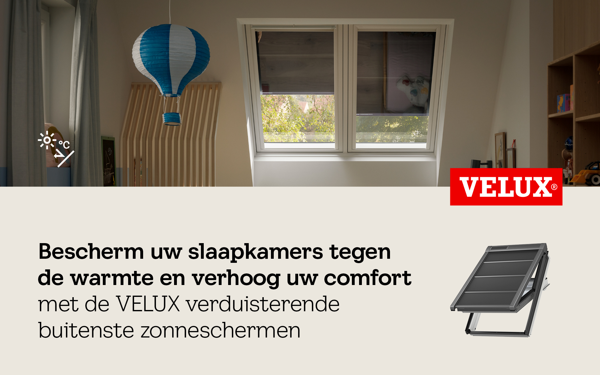 Binnengordijnen en  buitenbeschermingen